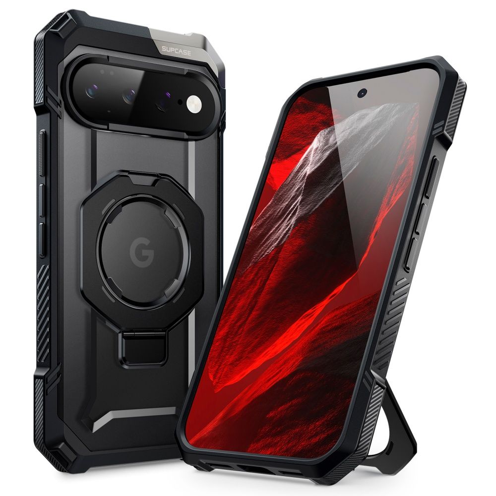 Supcase UB Grip Mag MagSafe -suojakuori Google Pixel 11 Pro XL – musta