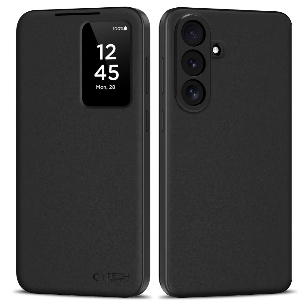Tech-Protect Smart Wallet -suojakuori Samsung Galaxy S26 FE – mattamusta