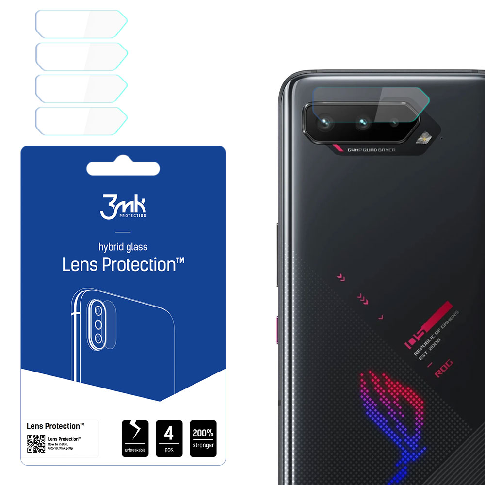 Asus ROG Phone 5 5G – 3mk Lens Protection kameran linssinsuoja