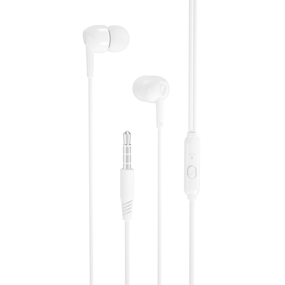 XO langalliset kuulokkeet EP37 jack 3,5mm, valkoiset