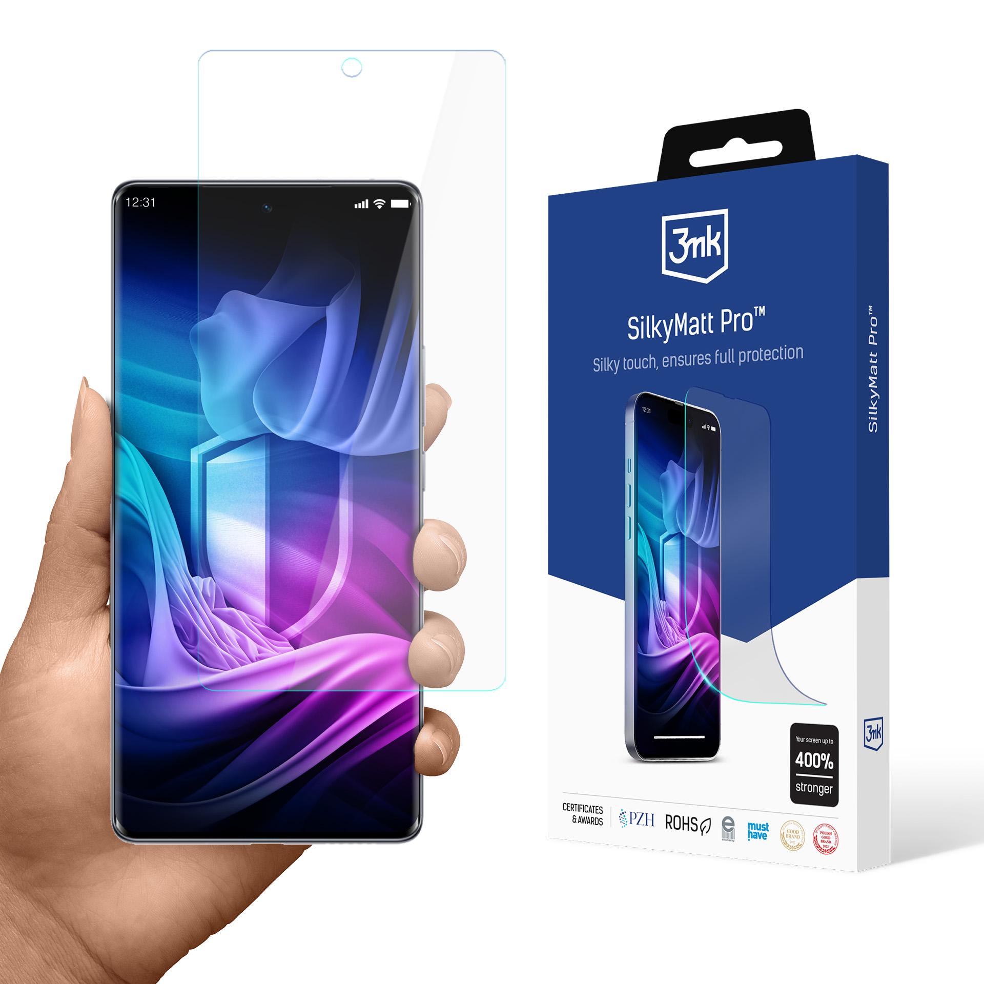 Tecno Camon 30S – 3mk Silky Matt Pro puhelimen näytönsuoja