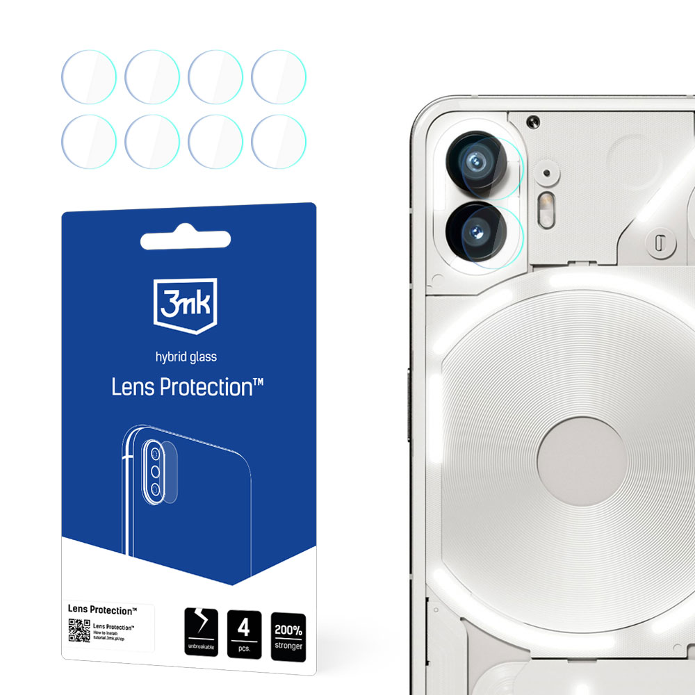 Nothing Phone 2 – 3mk Lens Protection kameran linssinsuoja