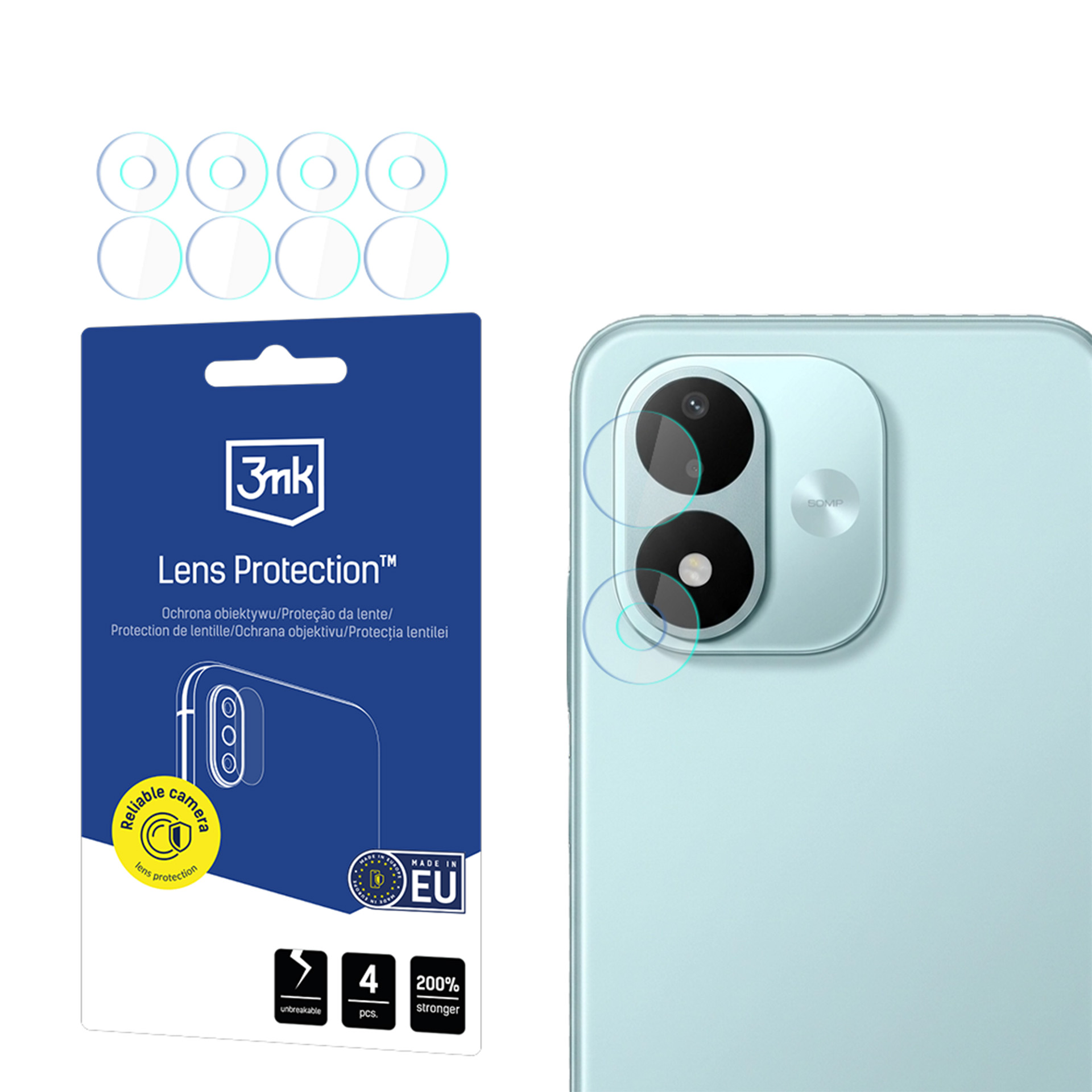 Redmi Note 17 4G/5G – 3mk Lens Protection kameran linssinsuoja