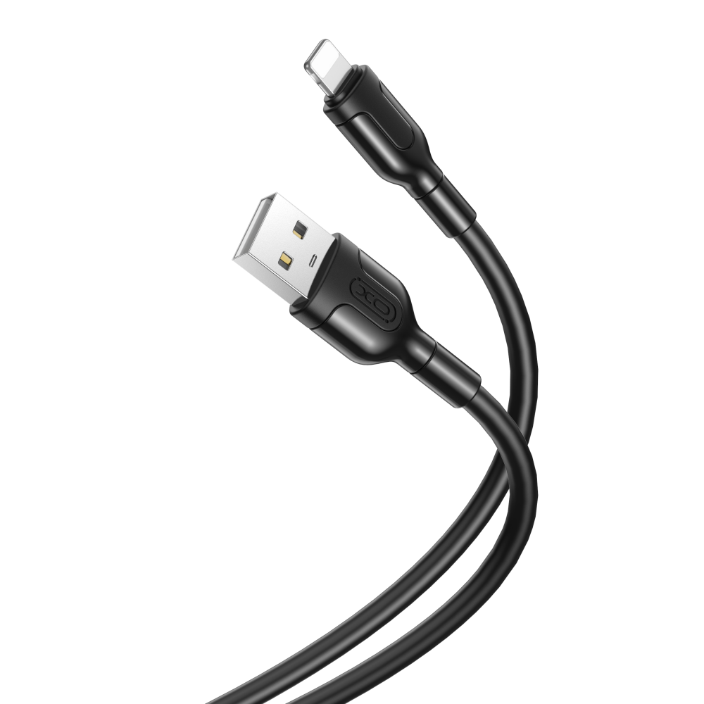 XO kaapeli NB212 USB - Lightning 1,0 m 2,1A, musta