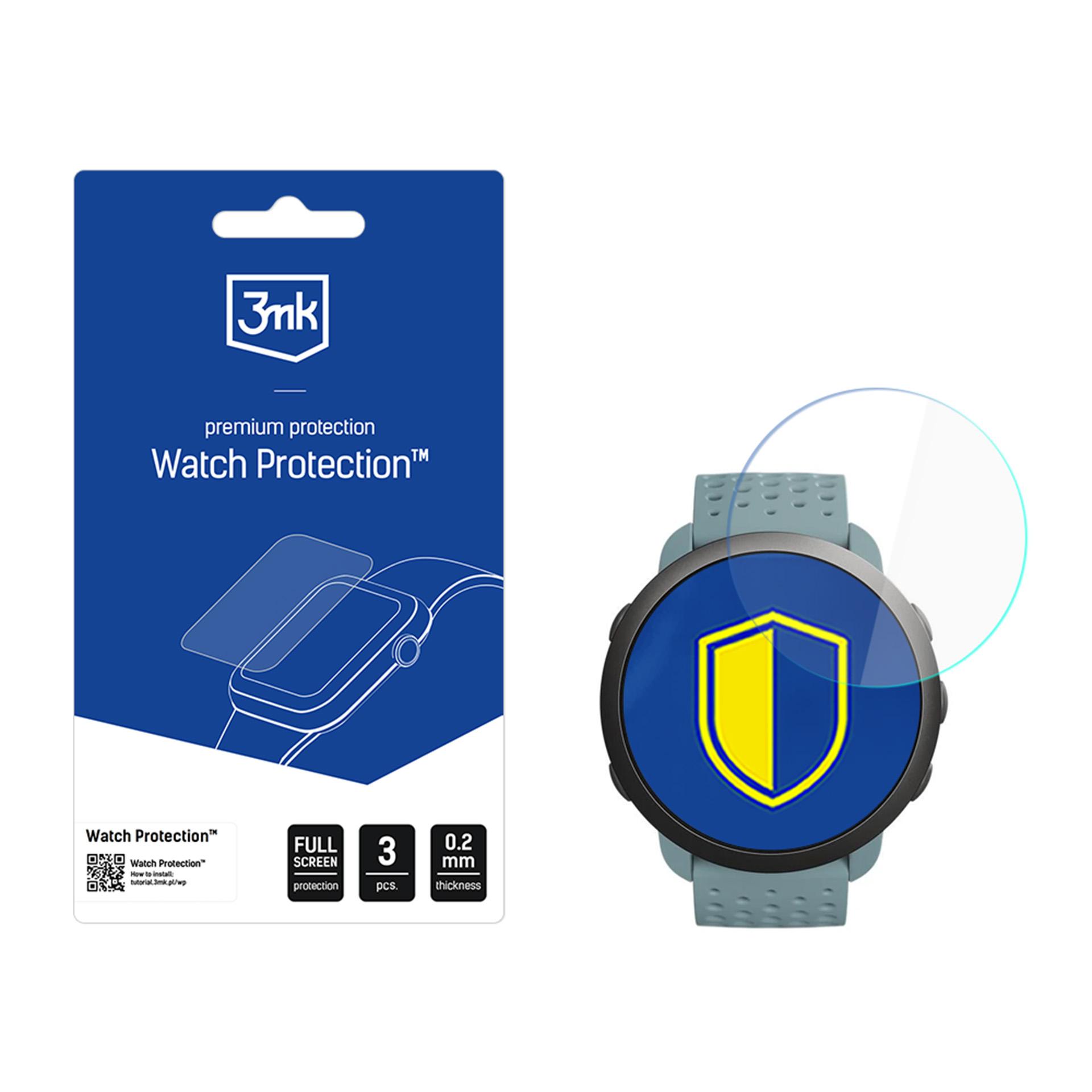 Suunto 3 – 3mk Watch Protection FlexibleGlass älykellon näytönsuoja