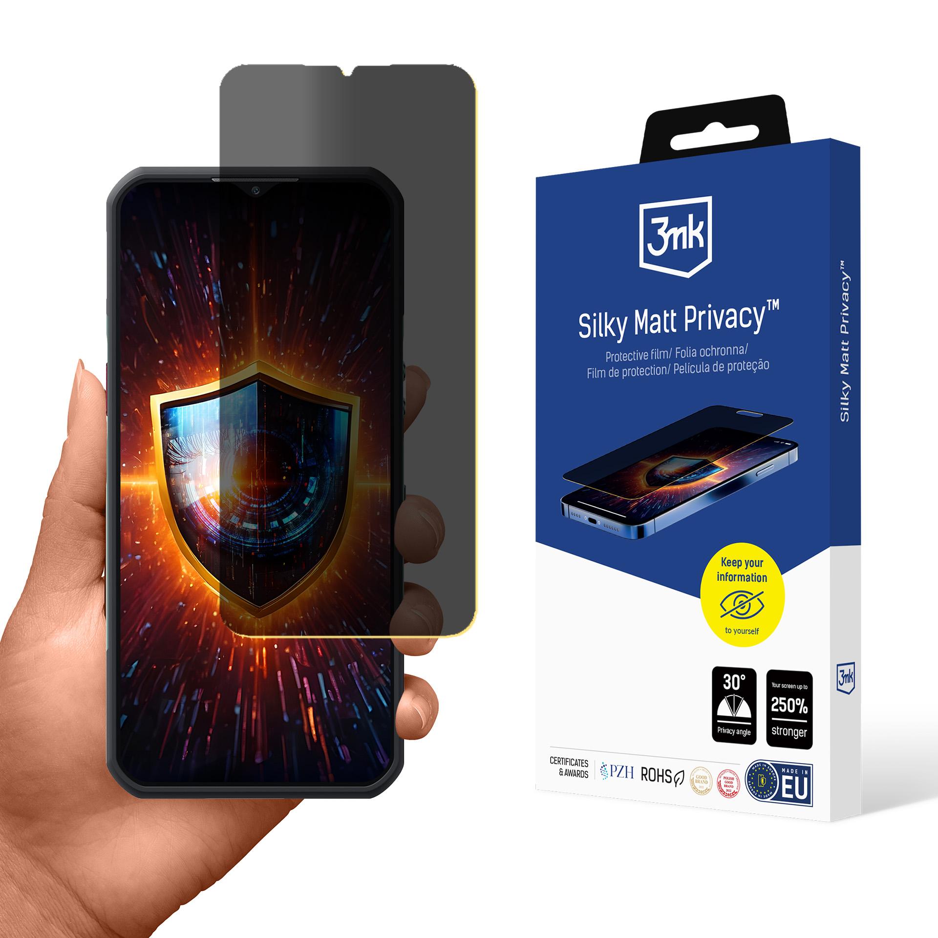 Oukitel WP35/WP35 S – 3mk Silky Matt Privacy tietosuojakalvo