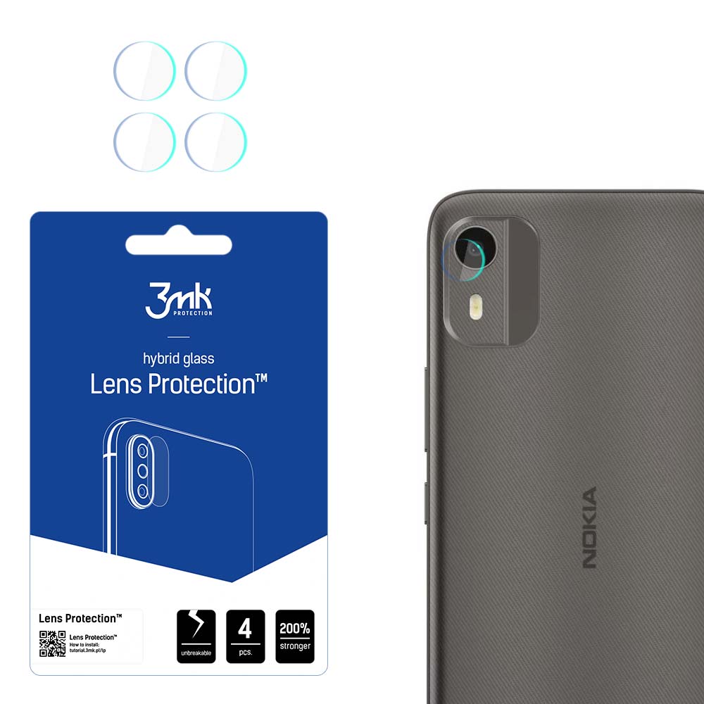 Nokia C12 – 3mk Lens Protection kameran linssinsuoja