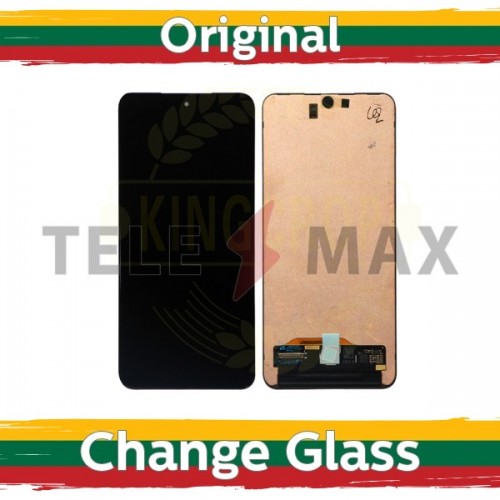 LCD-näyttö Samsung G990 S21 FE -puhelimelle, musta (kunnostettu: Telemax, NoFrame-versio)