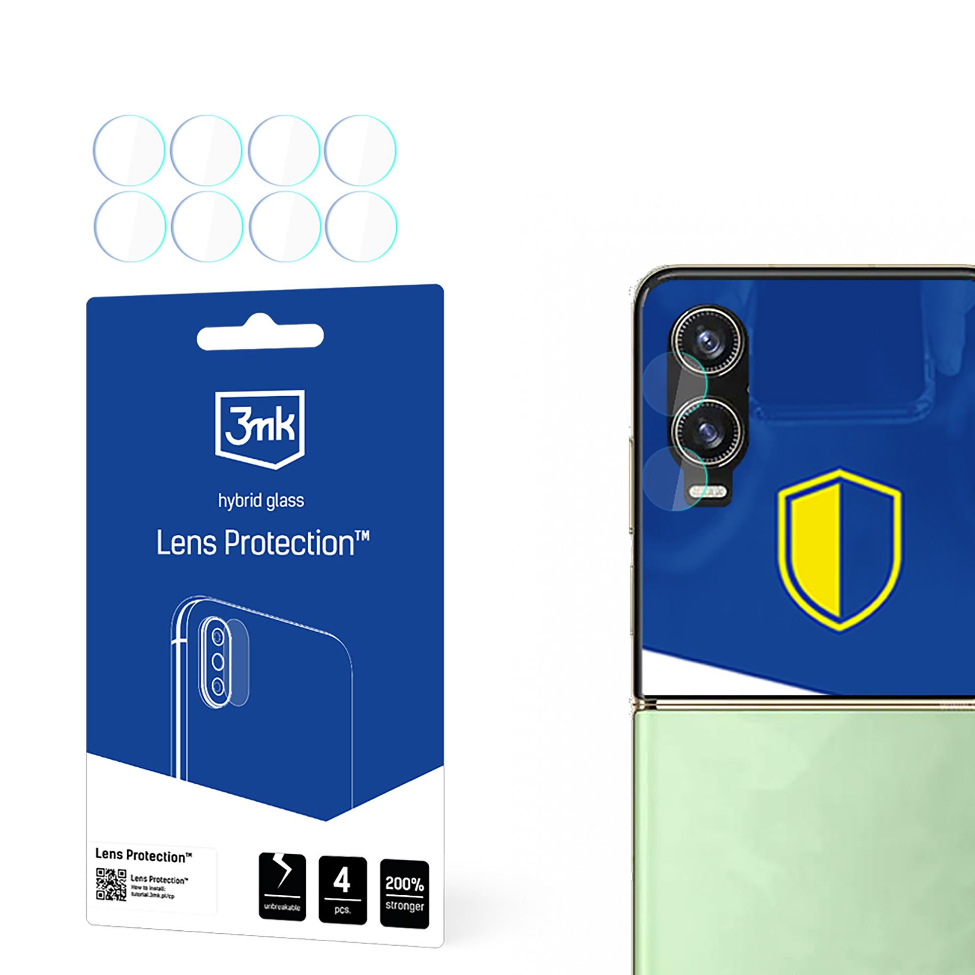 Tecno Phantom V Flip2 (front) – 3mk Lens Protection kameran linssinsuoja