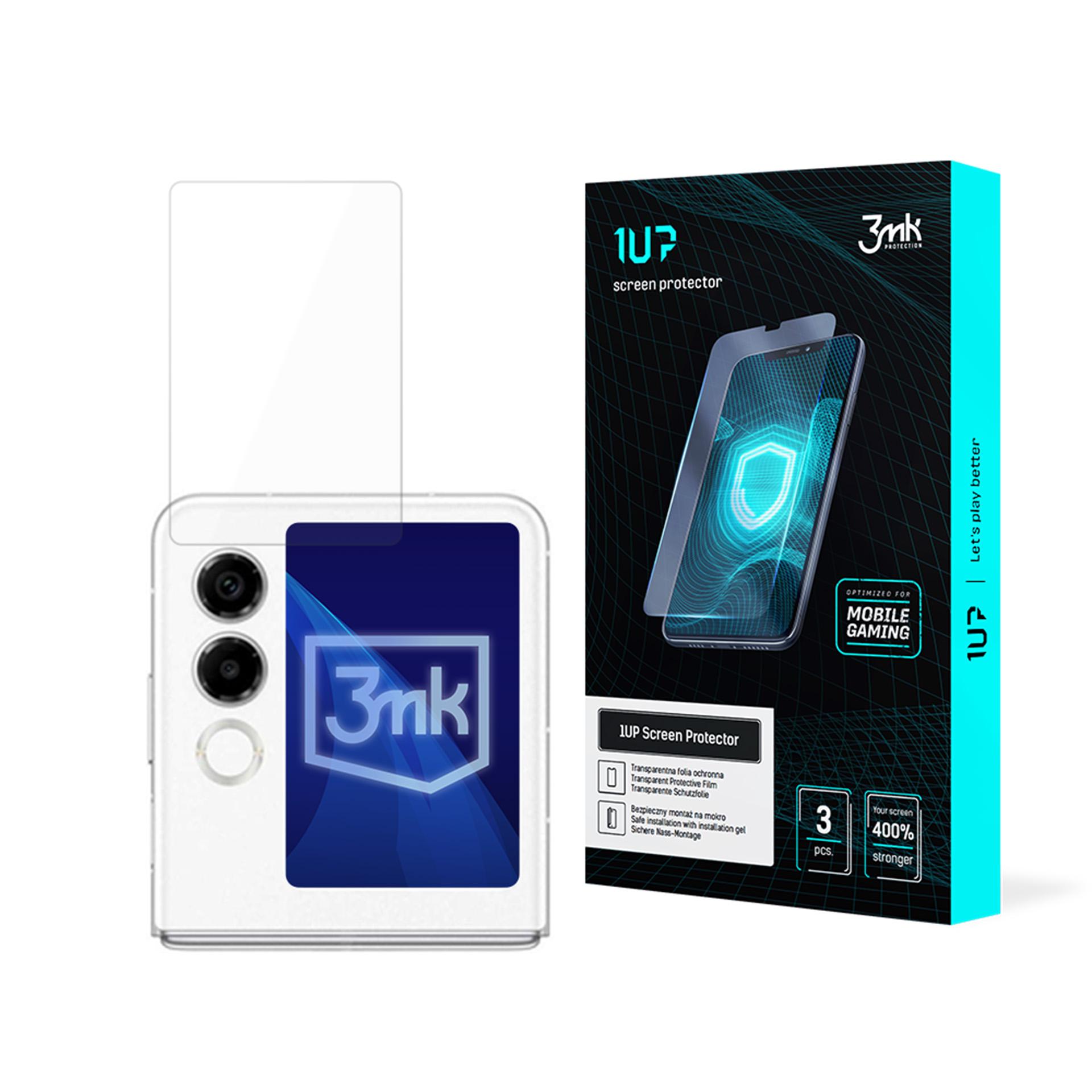 Nubia Flip 2 (front) – 3mk 1UP puhelimen näytönsuoja