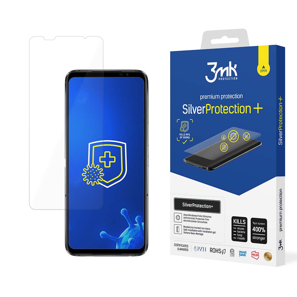 Asus ROG Phone 6/6 Pro/6D/6D Ultimate – 3mk SilverProtection+ puhelimen näytönsuoja