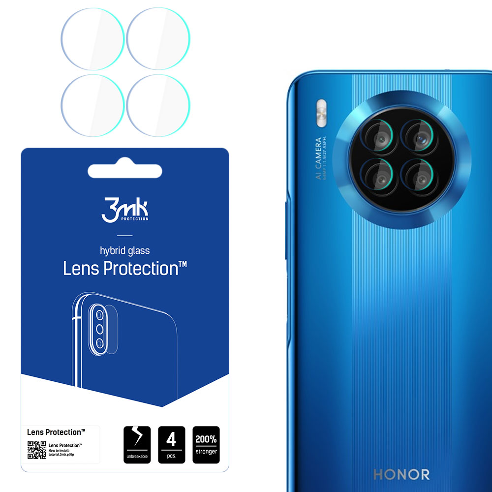 Honor 50 Lite 5G – 3mk Lens Protection kameran linssinsuoja