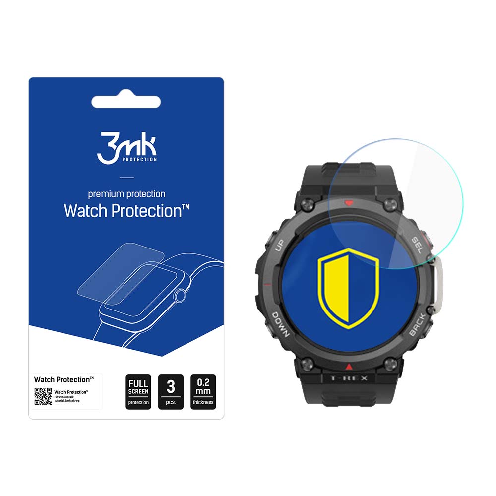 3mk Watch Protection™ hybridilasi v. FlexibleGlass Lite Amazfit T-Rex 2