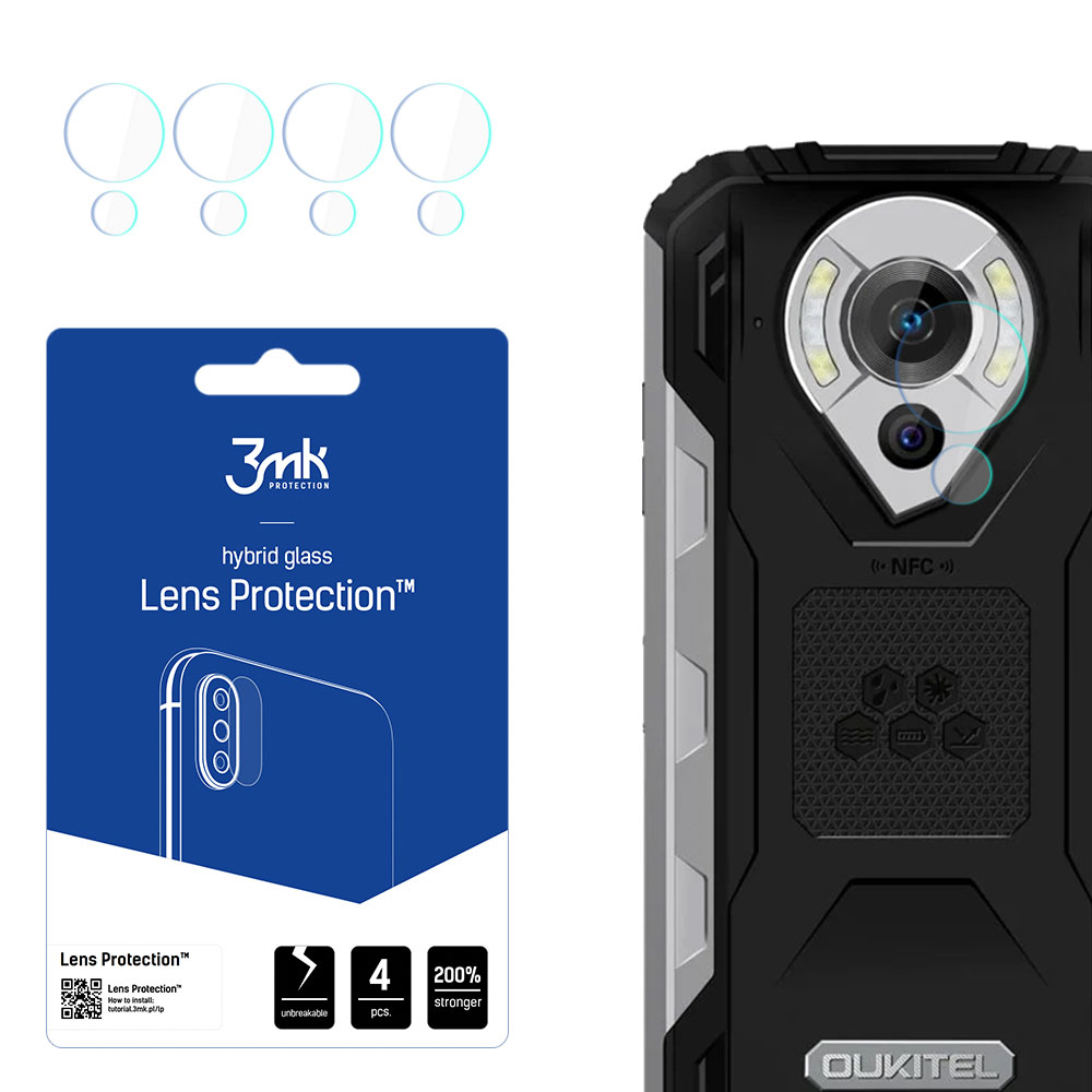 Oukitel WP16 – 3mk Lens Protection kameran linssinsuoja