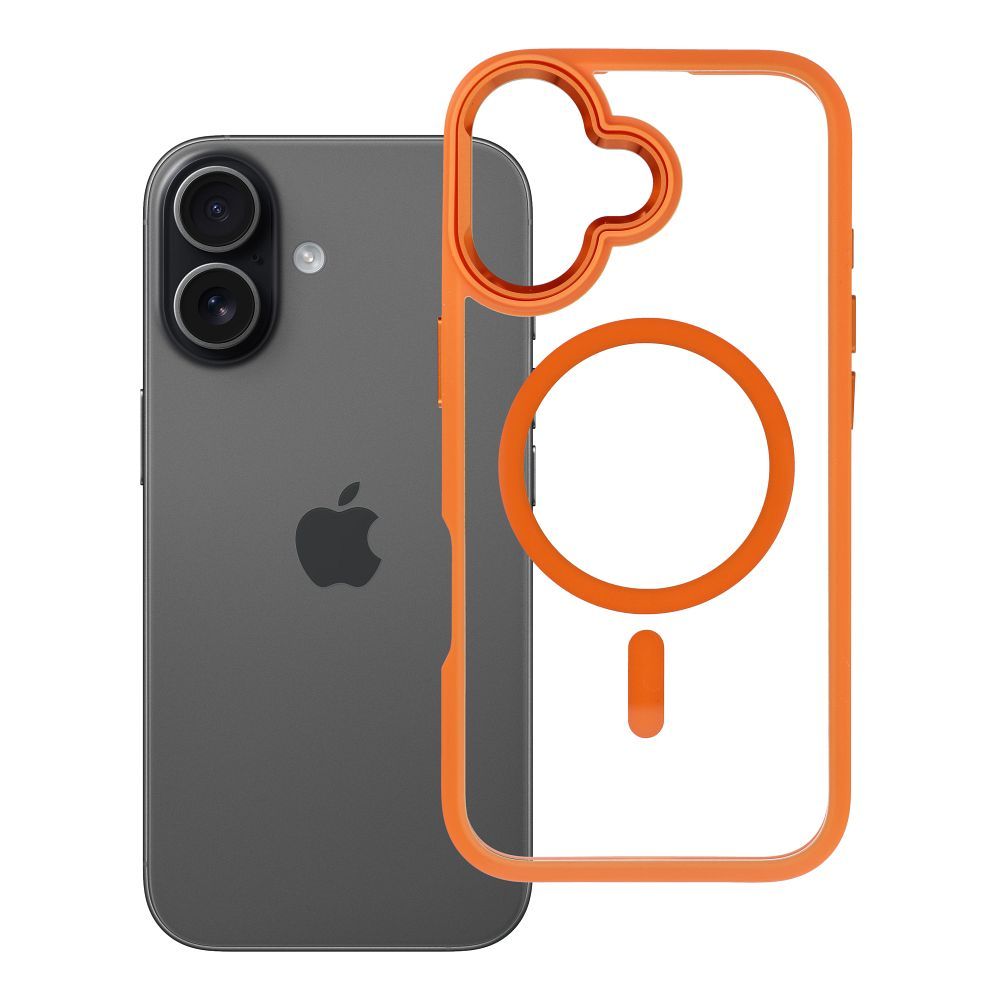 ROAR-kotelo MAG BUMPER MagSafe-yhteensopiva mallille IPHONE 17 (väri: oranssi)