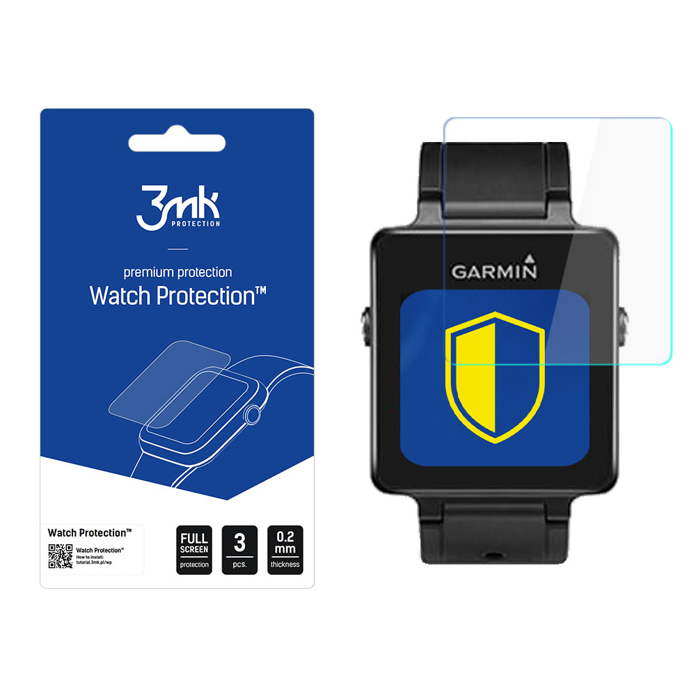 Garmin Vivoactive – 3mk Watch Protection ARC älykellon näytönsuoja