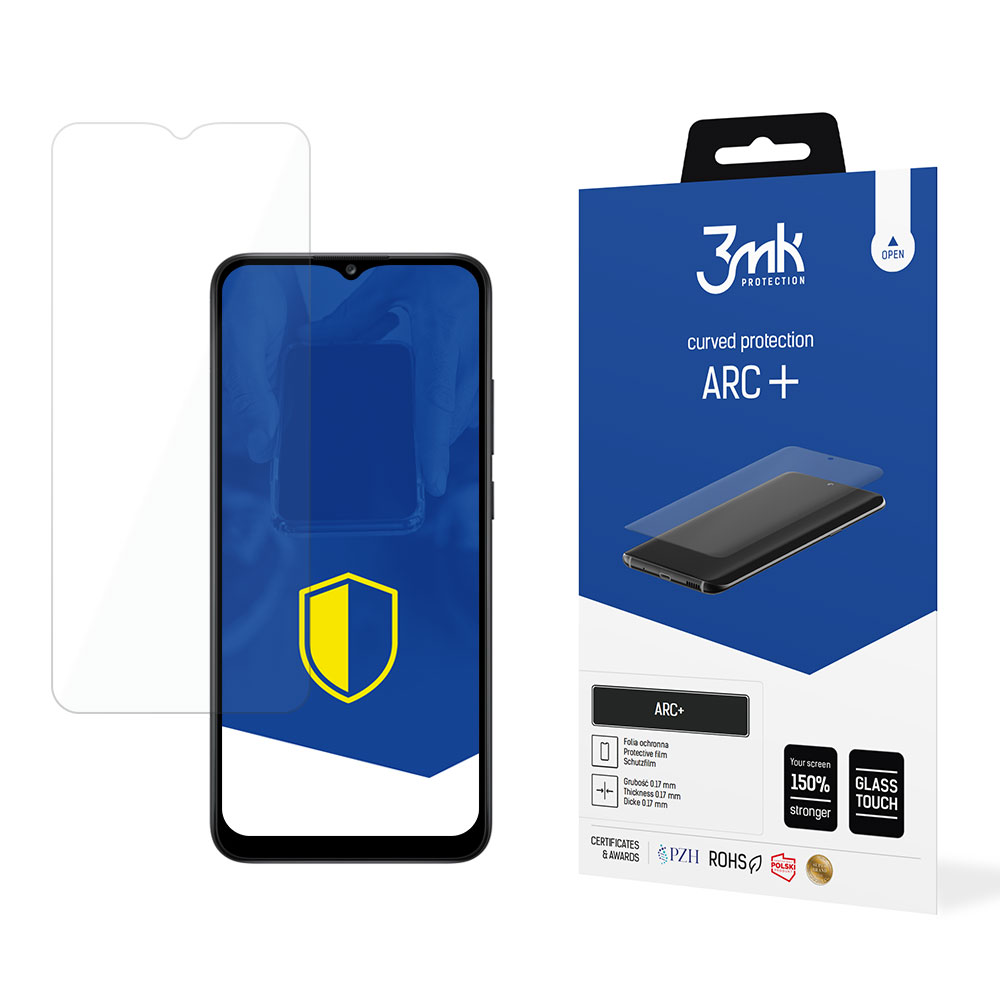 Samsung Galaxy A02s – 3mk ARC+ puhelimen näytönsuoja