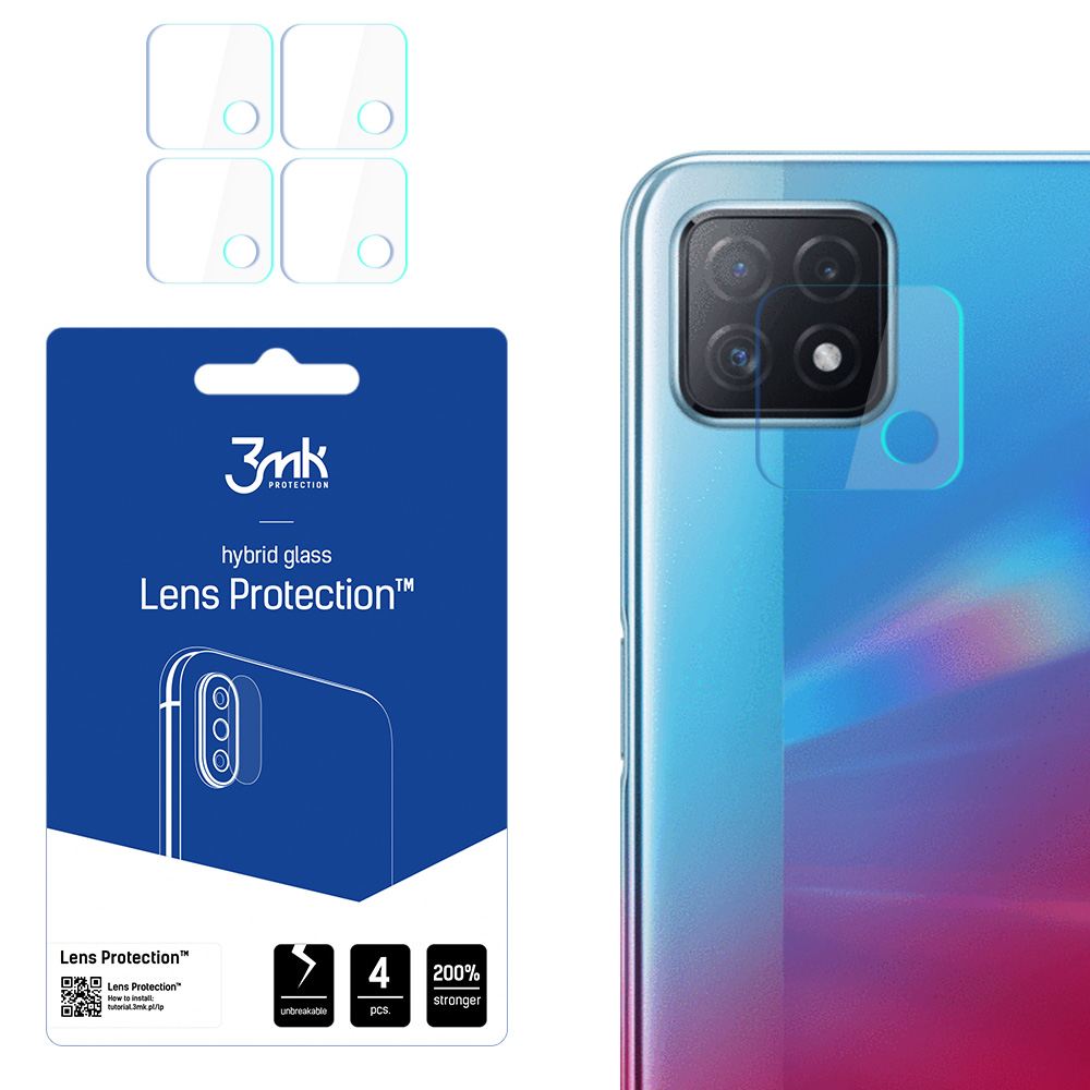 Oppo A73 5G – 3mk Lens Protection kameran linssinsuoja
