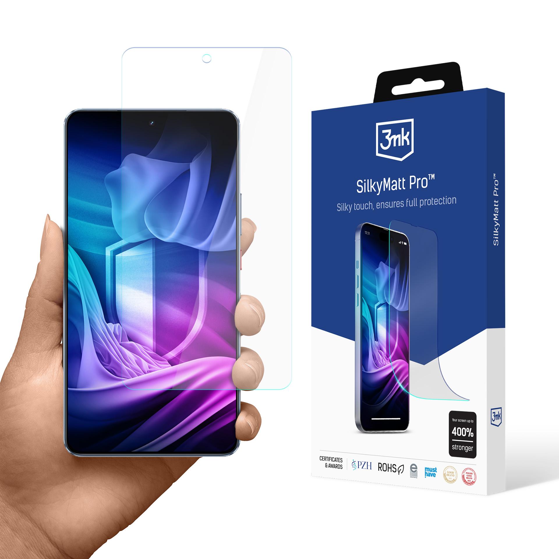 Realme GT 7 – 3mk Silky Matt Pro puhelimen näytönsuoja