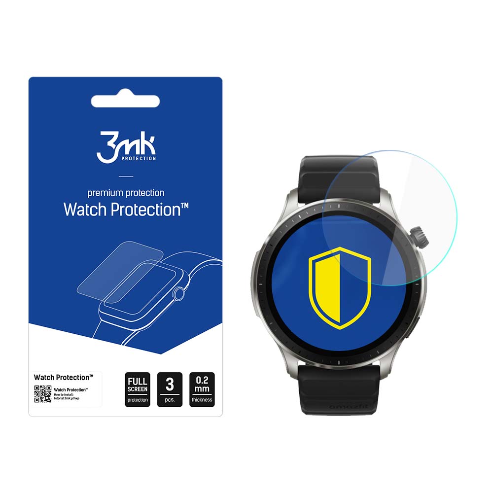 3mk Watch Protection v. FlexibleGlass hybridilasi Amazfit GTR 4 46 mm