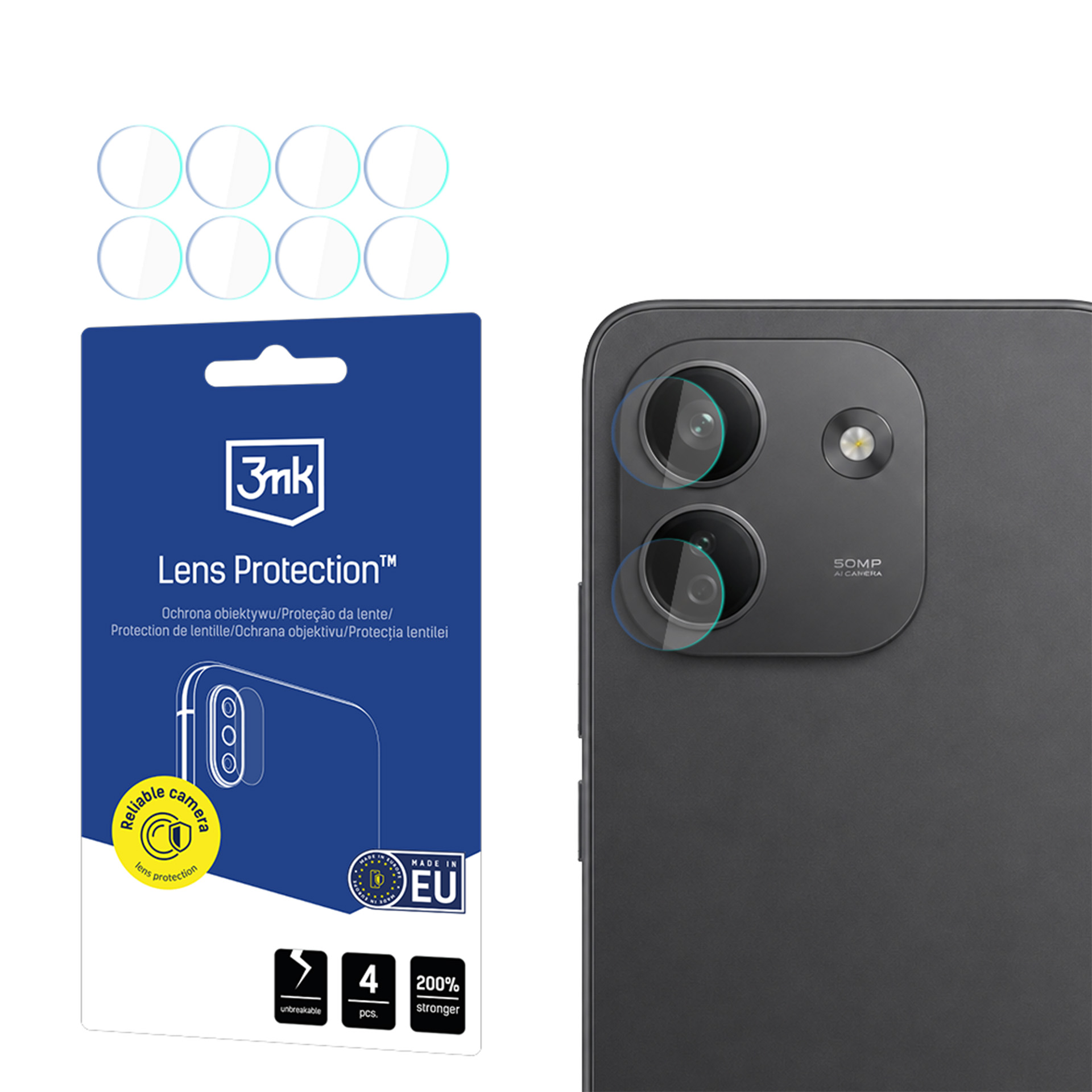 Redmi Note 17 Pro Max 5G – 3mk Lens Protection kameran linssinsuoja