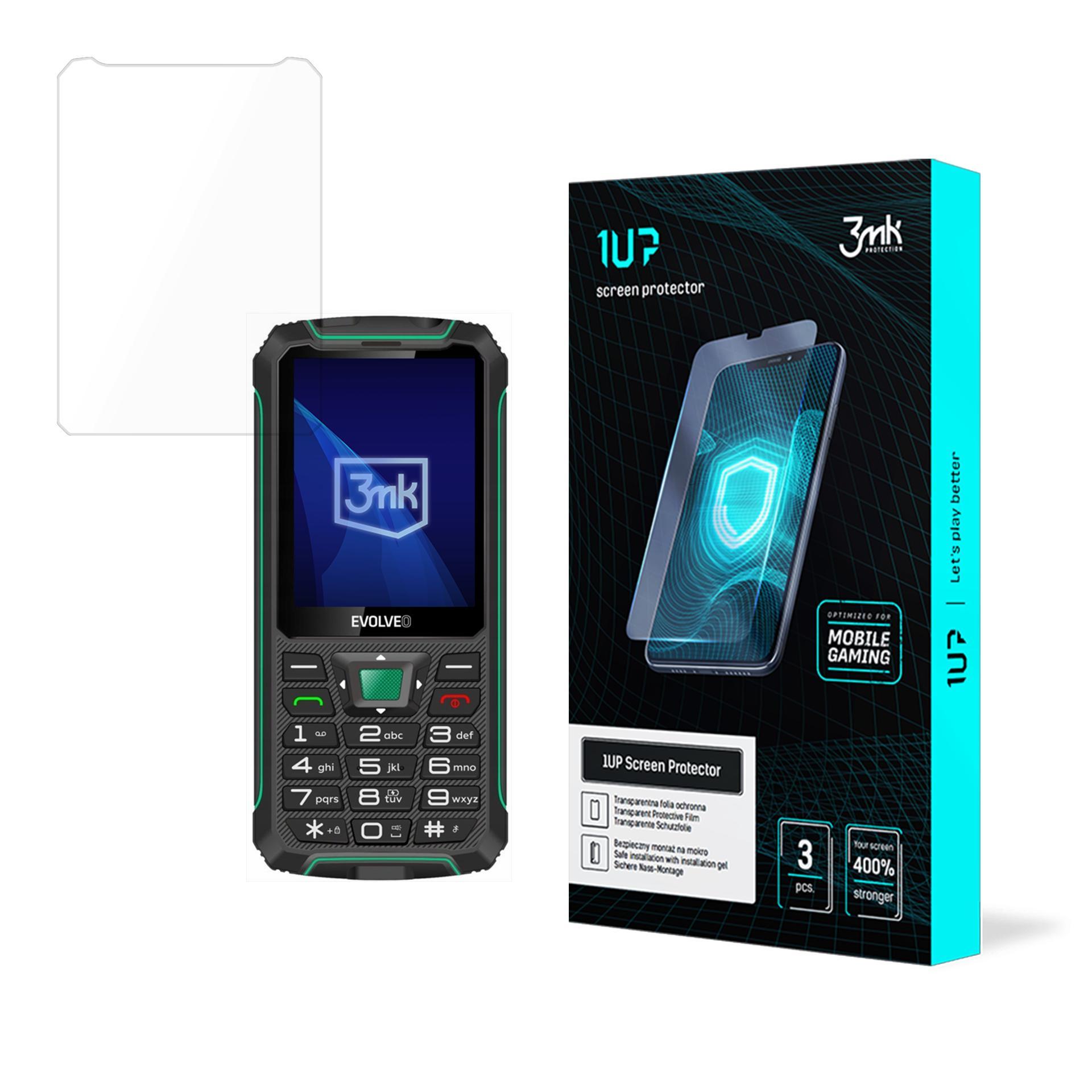 Evolveo StrongPhone W4 – 3mk 1UP puhelimen näytönsuoja