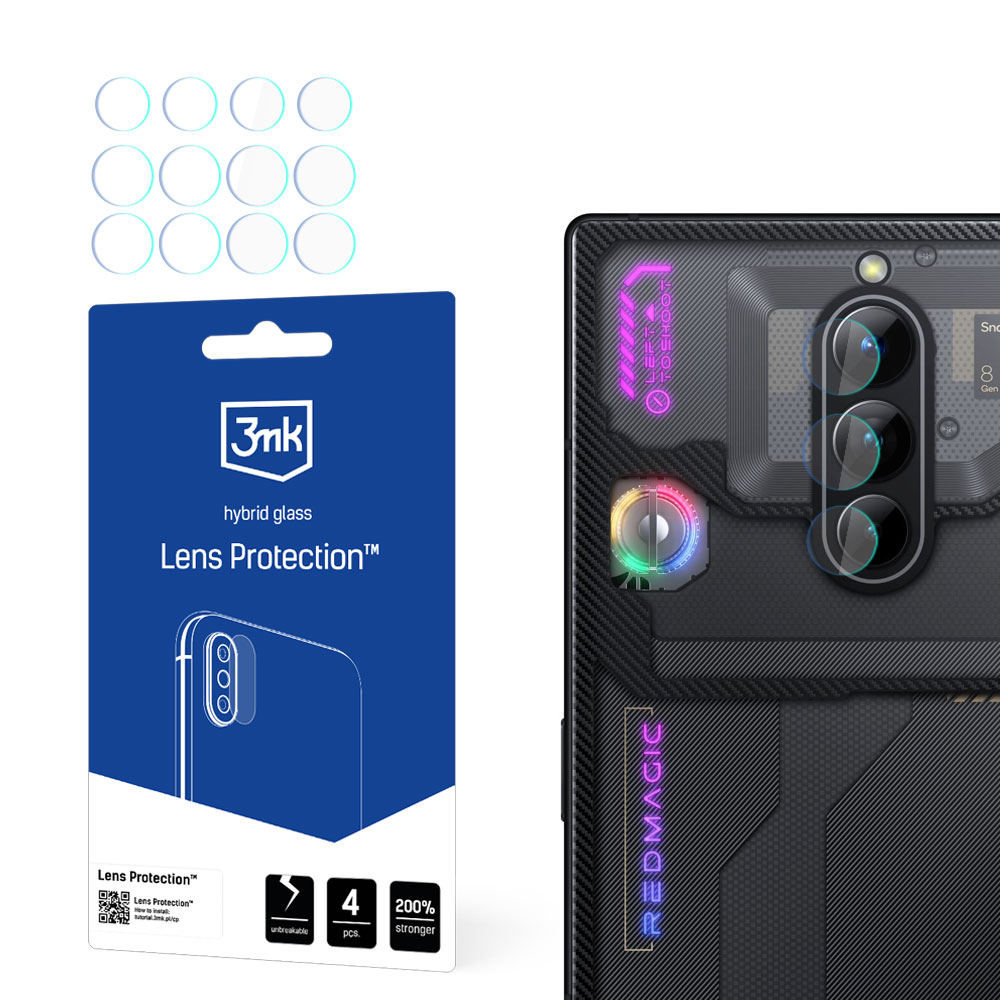 Nubia Red Magic 8 Pro / 8 Pro+/ 8s Pro – 3mk Lens Protection kameran linssinsuoja