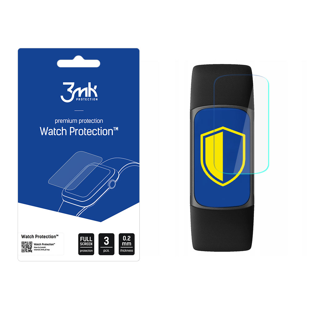 FitBit Charge 5 – 3mk Watch Protection ARC älykellon näytönsuoja