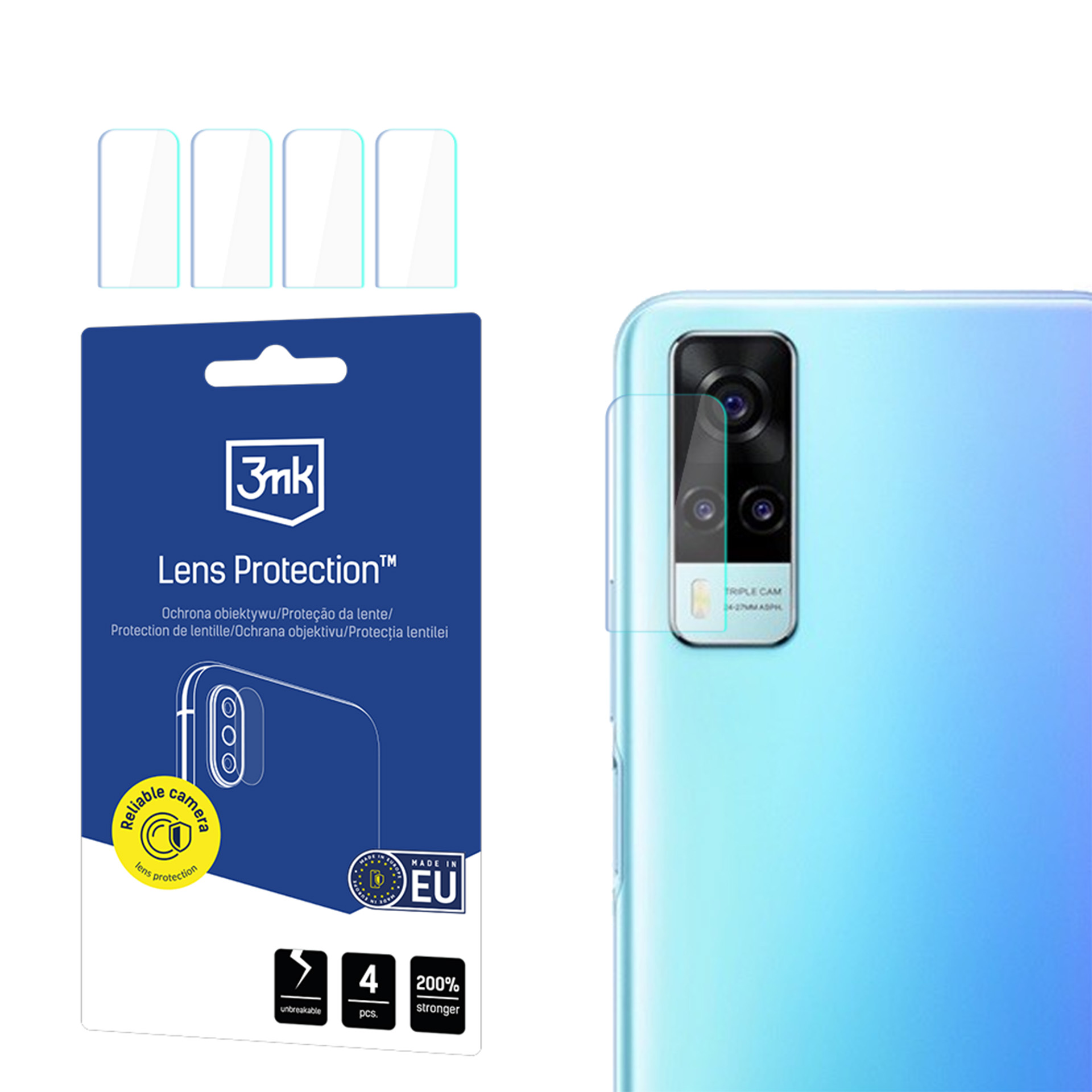Vivo Y31 2021 – 3mk Lens Protection kameran linssinsuoja