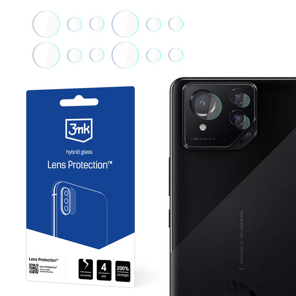 Asus ROG Phone 8/8 Pro – 3mk Lens Protection kameran linssinsuoja