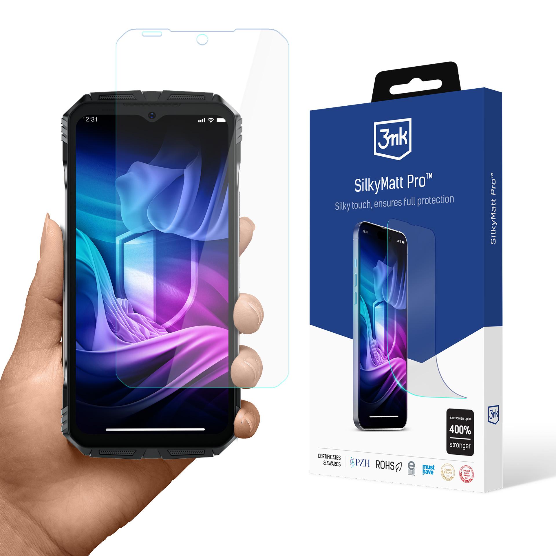 Doogee S118 – 3mk Silky Matt Pro puhelimen näytönsuoja