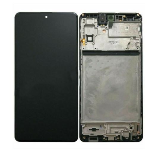 LCD-näyttö Samsung M515 M51 2020 kosketusnäytöllä ja kehyksellä, musta, alkuperäinen (Service Pack)