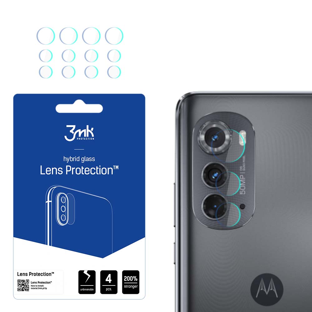 Motorola Edge 2022 – 3mk Lens Protection kameran linssinsuoja