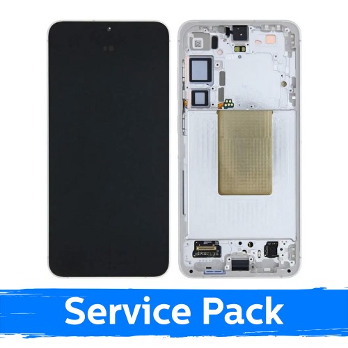 LCD-näyttö laitteelle Samsung S926 S24 Plus kehyksellä / koboltinvioletti / (Service Pack) + AKKU SISÄLTYY