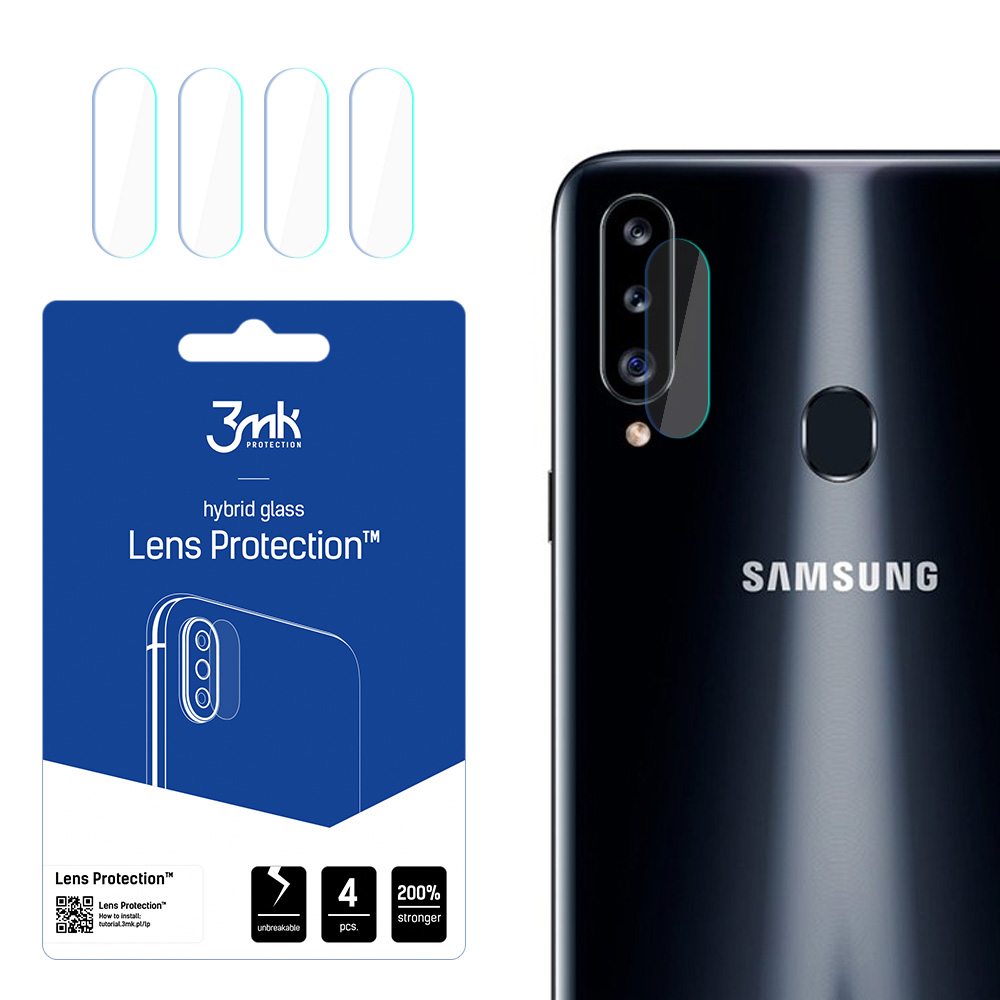 Samsung Galaxy A20s – 3mk Lens Protection kameran linssinsuoja