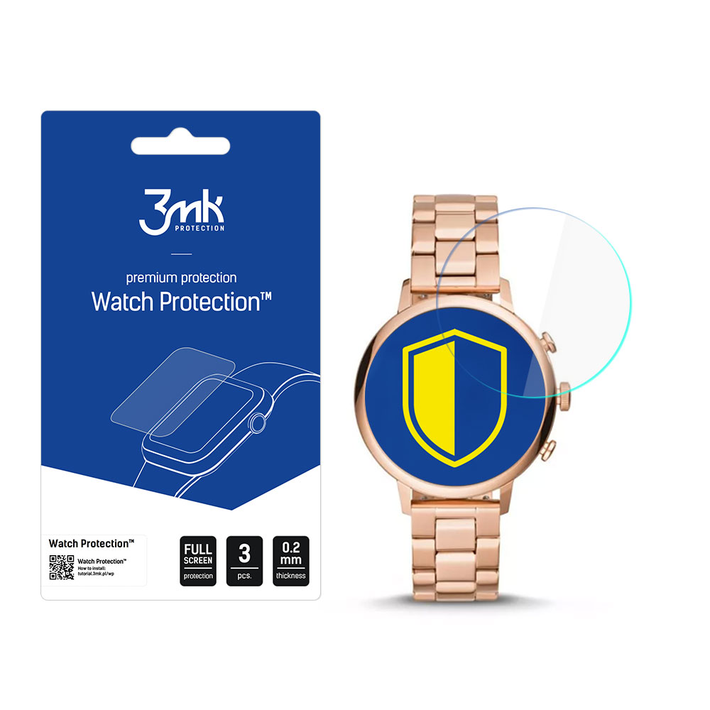 Fossil Q Venture HR Gen 4 – 3mk Watch Protection FlexibleGlass älykellon näytönsuoja