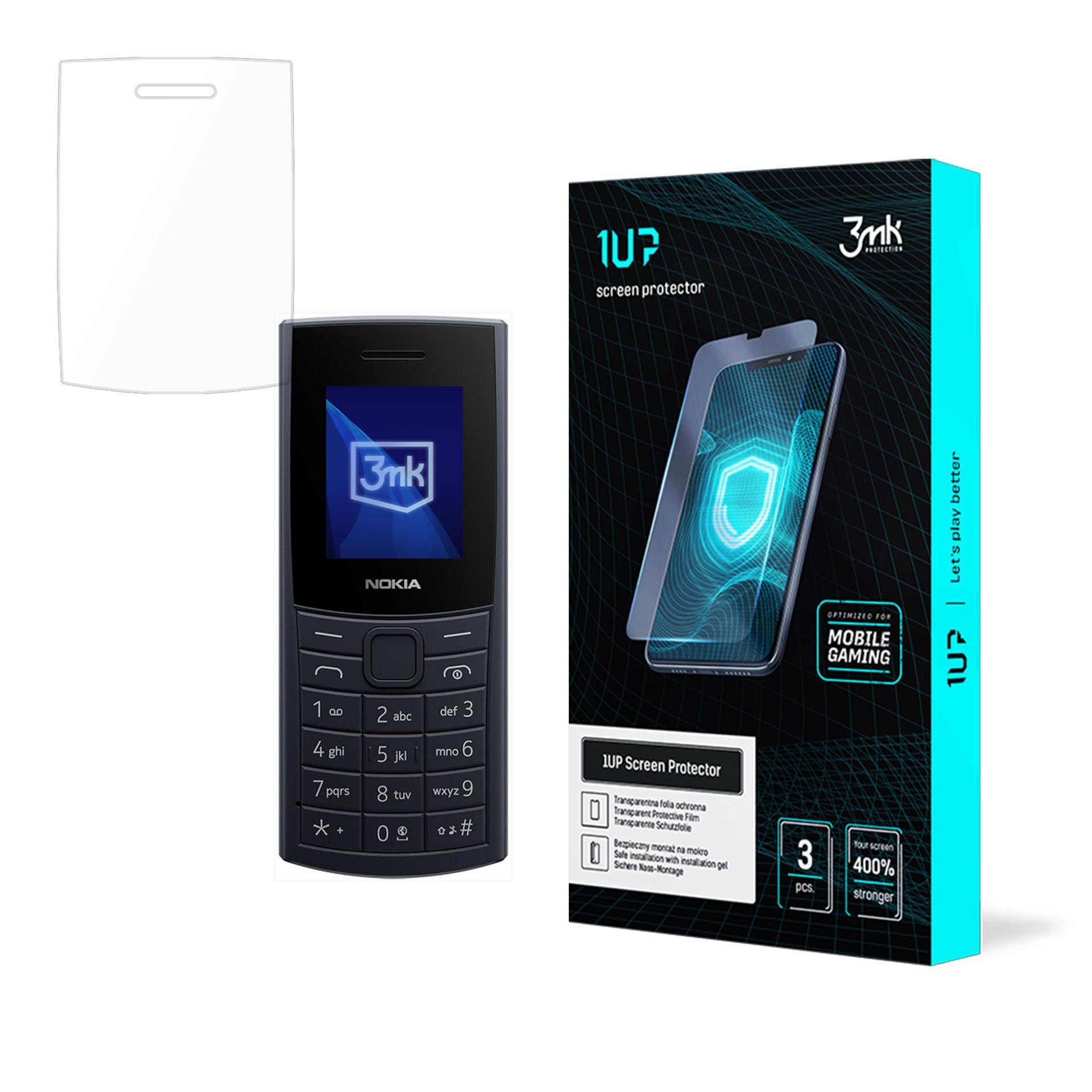 Nokia 110 4G 2023 – 3mk 1UP puhelimen näytönsuoja