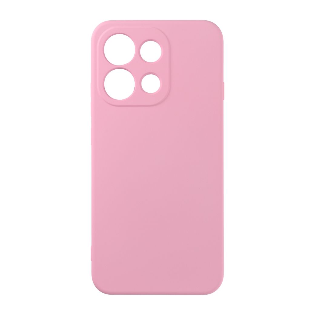 Puuterinroosa silikonisuojakuori OPPO Reno16 F 5G- ja Reno16 FS 5G -malleille