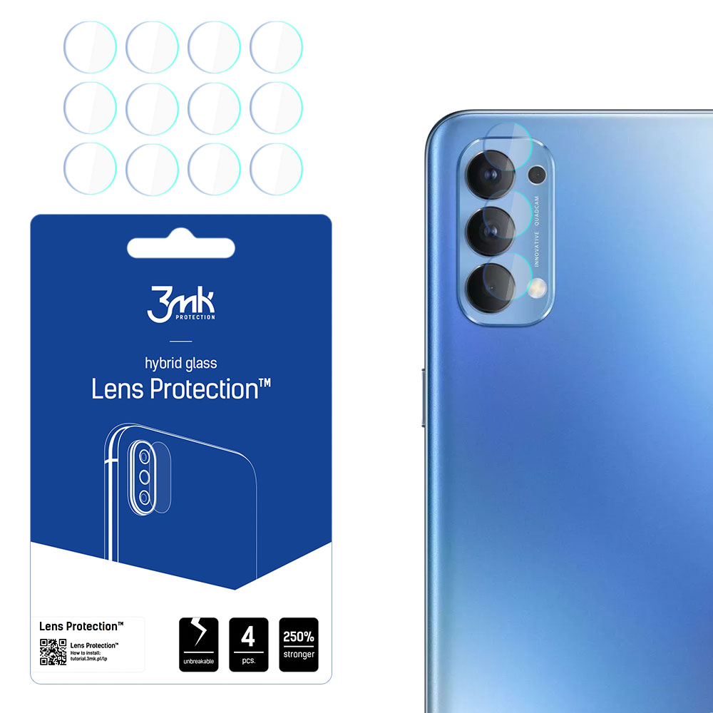 Oppo Reno 4 CPH2113 – 3mk Lens Protection kameran linssinsuoja