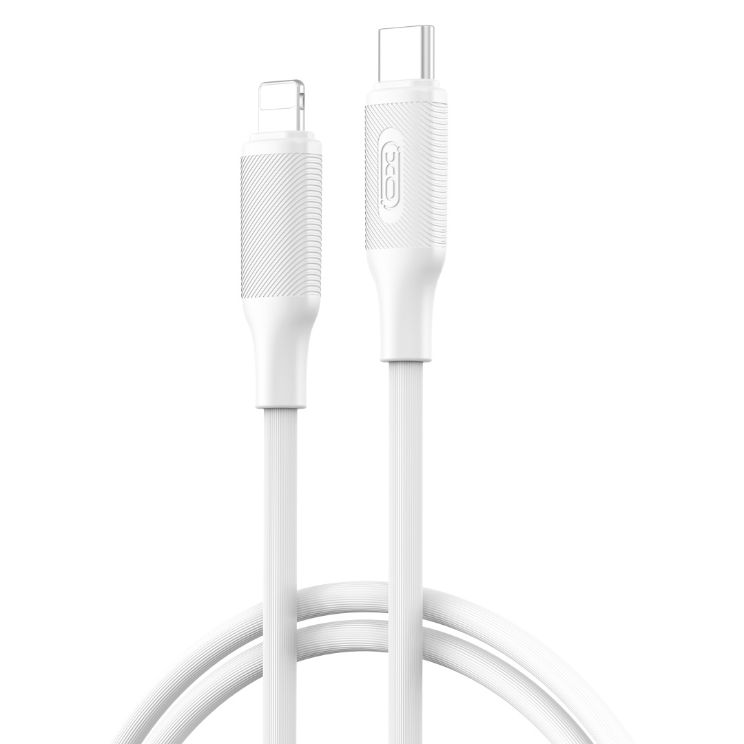 XO kaapeli NB-Q265A PD USB-C - Lightning 1,0m 27W, valkoinen
