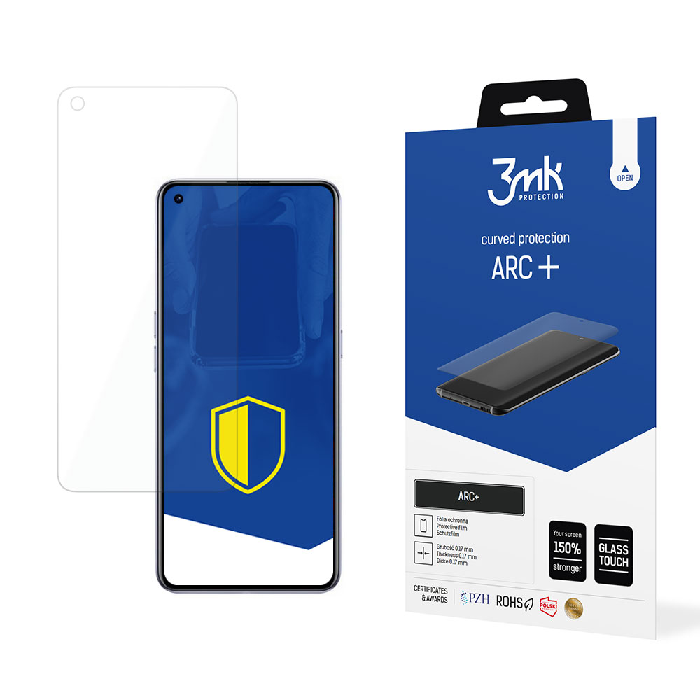 Realme X7 Pro 5G – 3mk ARC+ puhelimen näytönsuoja