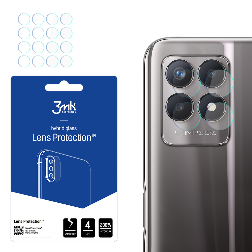 Realme 8i - 3mk linssi suojaa™
