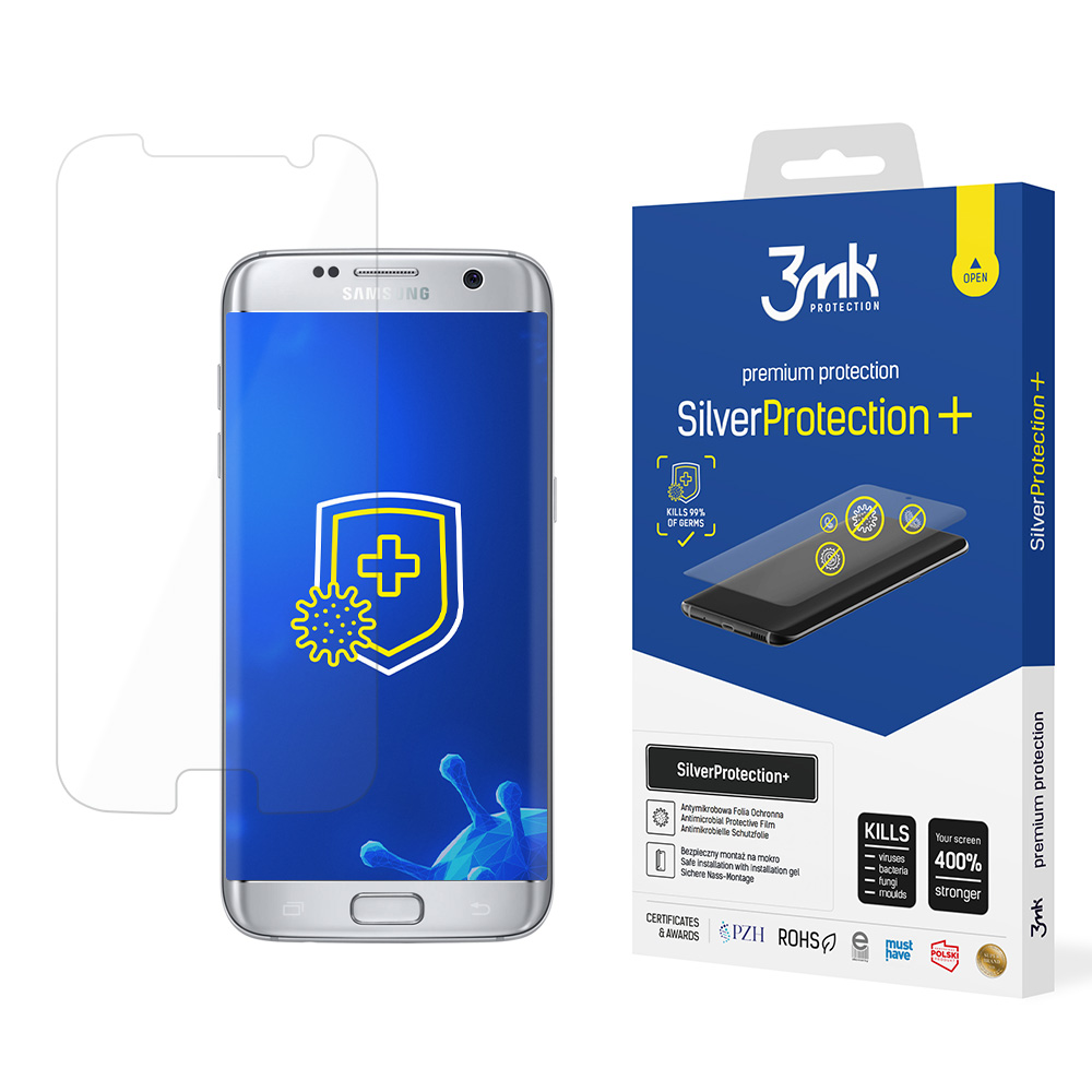 Samsung Galaxy S7 Edge – 3mk SilverProtection+ puhelimen näytönsuoja