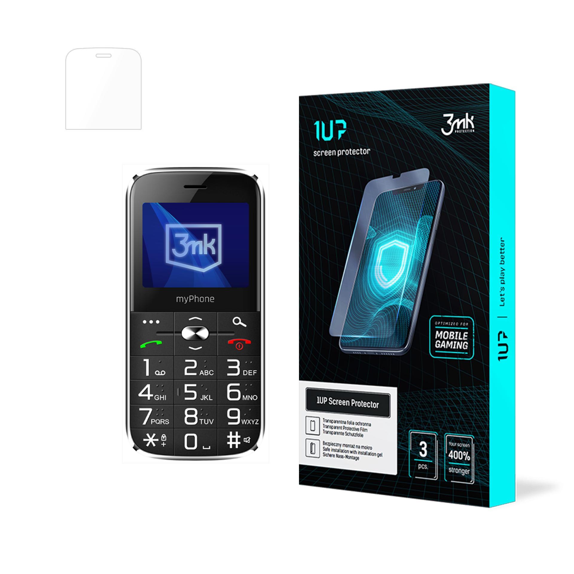 MyPhone Halo C – 3mk 1UP puhelimen näytönsuoja