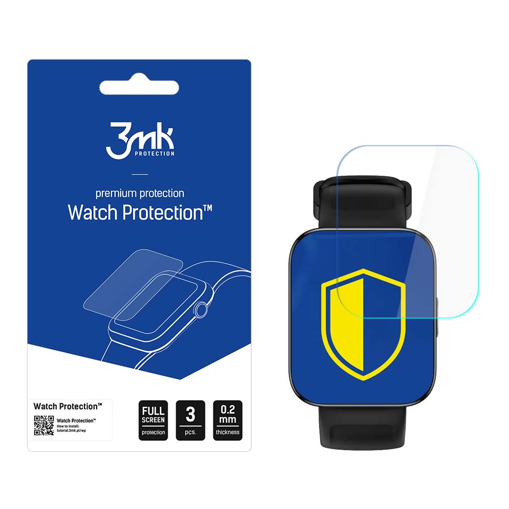 Realme Watch 3 – 3mk Watch Protection ARC älykellon näytönsuoja