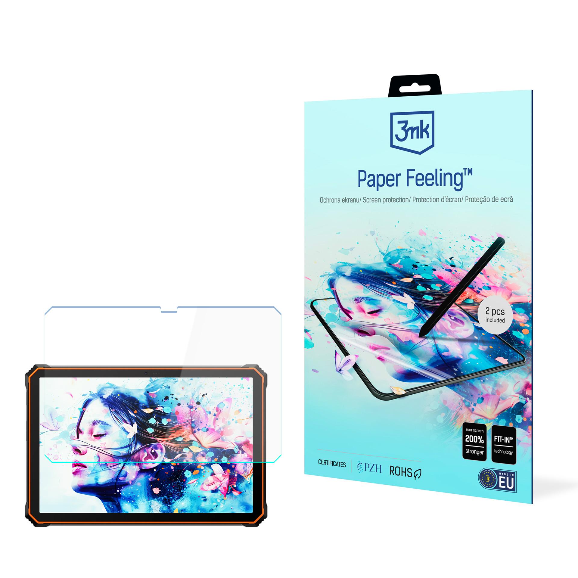Blackview Active 10 Pro – 3mk Paper Feeling (enintään 13") tabletin näytönsuoja