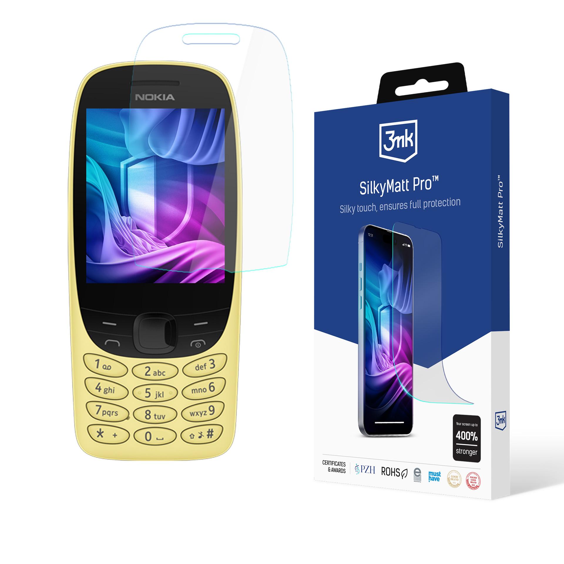 Nokia 6310 (2024) – 3mk Silky Matt Pro puhelimen näytönsuoja