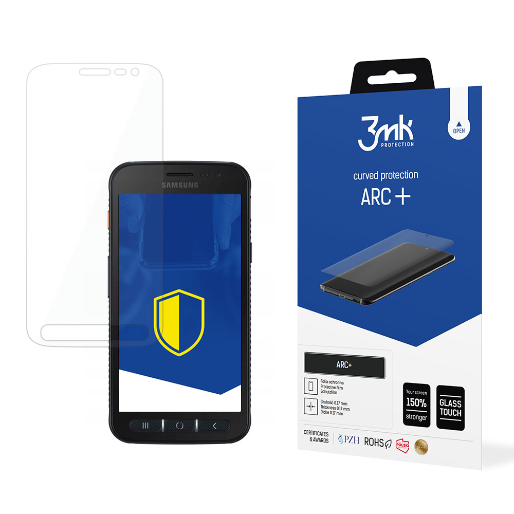 Samsung Galaxy Xcover 4s – 3mk ARC+ puhelimen näytönsuoja
