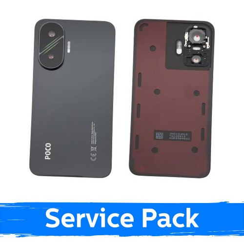 takakansi mallille Xiaomi Poco F7 5G, väri: musta, huoltopakkaus