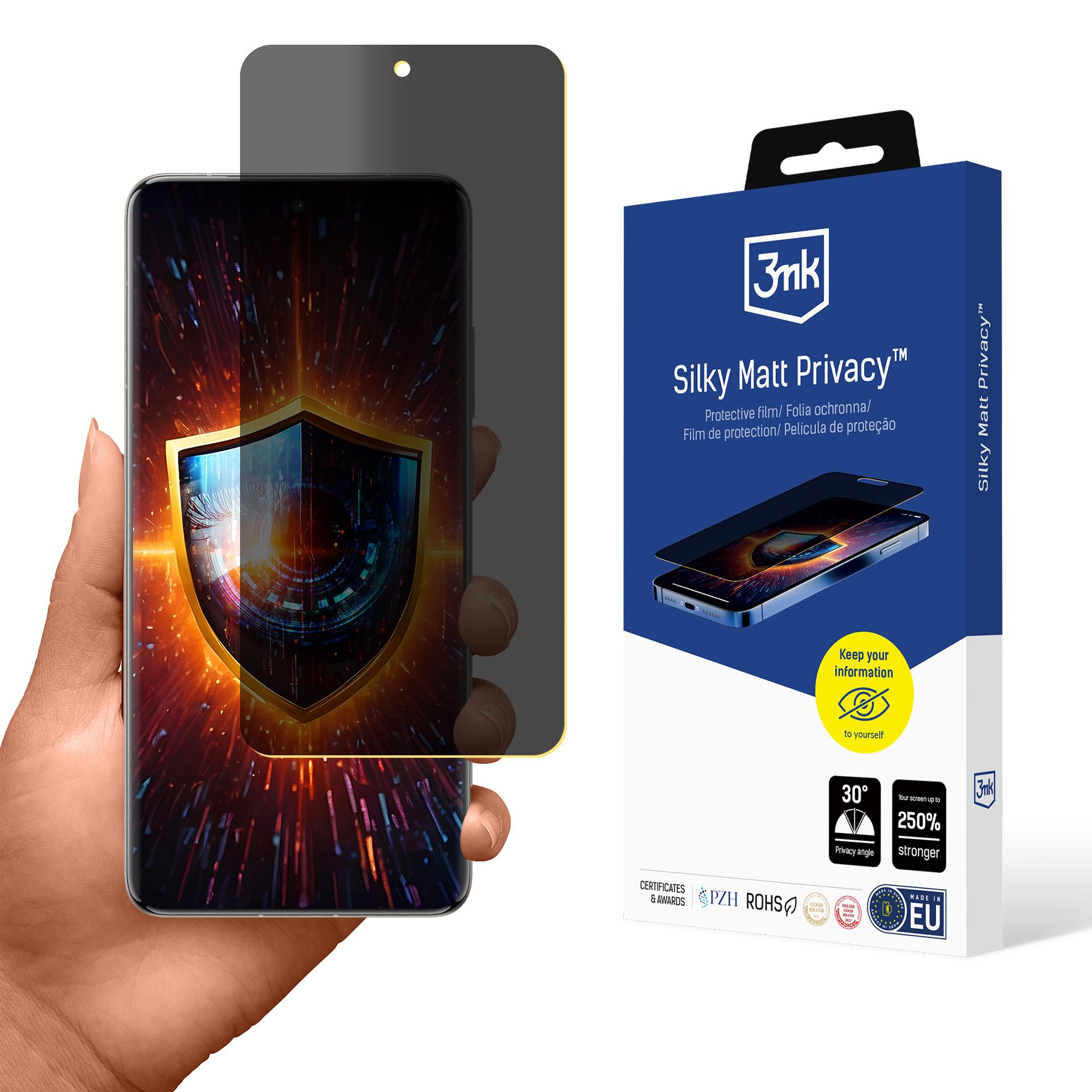 Vivo X200 Pro – 3mk Silky Matt Privacy tietosuojakalvo